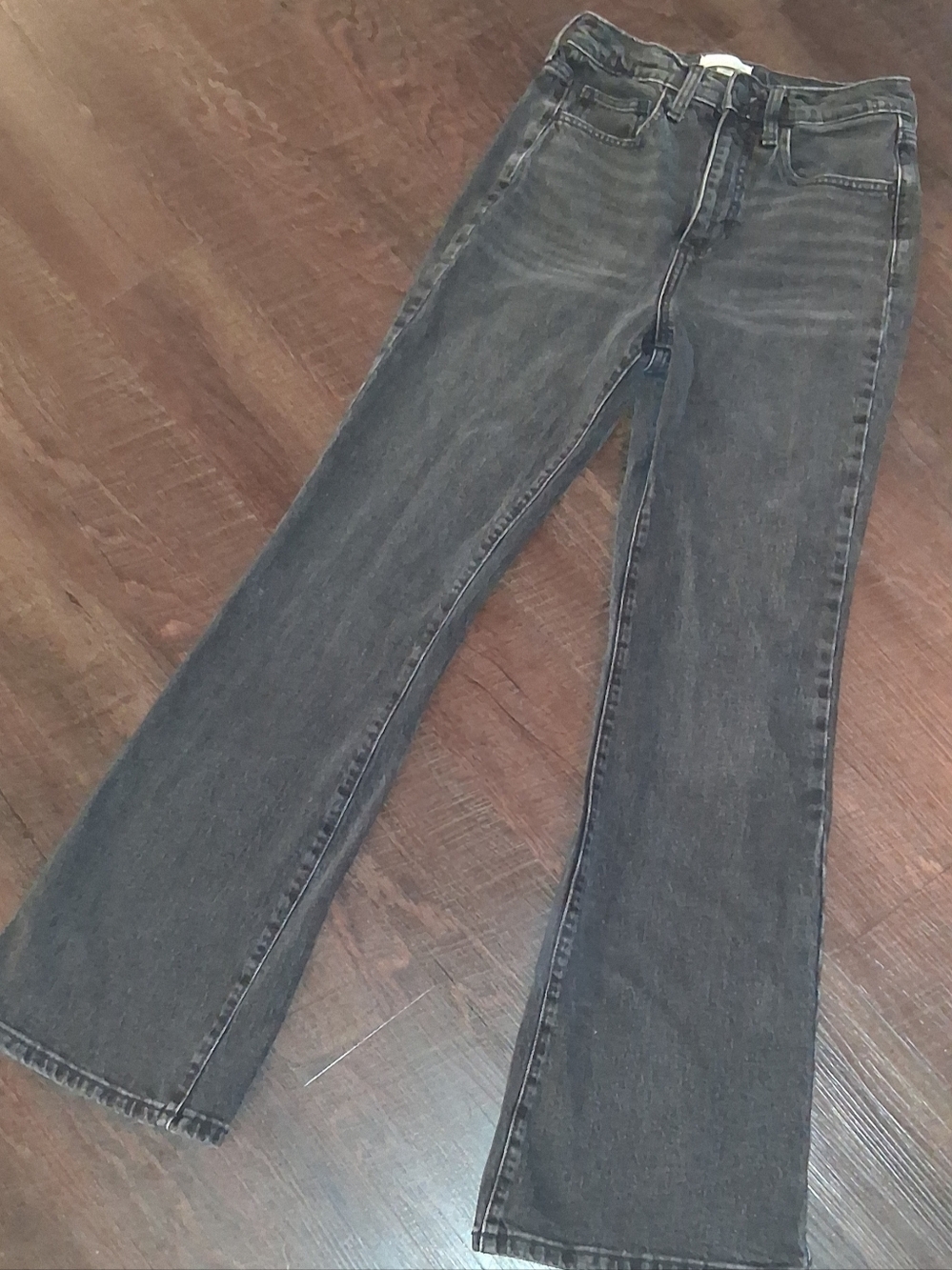 Universal Thread Women's Dark Gray Flare Jeans
